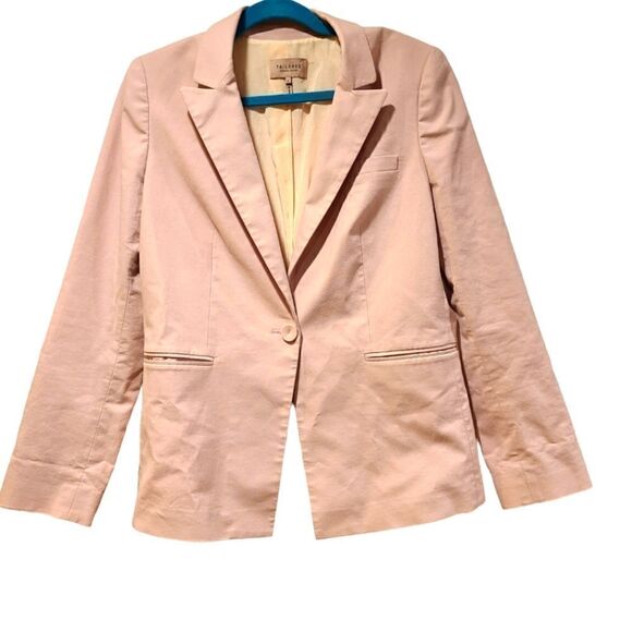 Rebecca Taylor Tailored Stretch Modern Suiting Jacket Blazer Primrose Pink | 8 - Picture 2 of 11